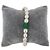 Autre Marque Bracciale in perle d'acqua dolce Vintage White 7mm e vetro giada verde 20cm - vista 2