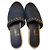Mules espadrillas in pelle matelassé Chanel