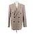Céline Blazer de doble botonadura con estampado de cuadros
