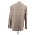 Céline Blazer de doble botonadura con estampado de cuadros - vista 2