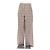 Pantalones de cuadros de seda marrones Céline