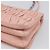 PRADA Chain Shoulder Bag Leather Pink Silver - vista 12