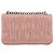 PRADA Chain Shoulder Bag Leather Pink Silver - vista 2