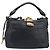 Chloé Chloe Paddington Shoulder Bag Leather Black Gold Silver - vista 2