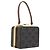 Céline CELINE Macadam Canvas Triomphe Minodiere Hand Bag PVC Black Gold