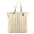 Christian Dior Chain Tote Bag Leather Beige Silver - vista 2