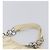 Christian Dior Chain Tote Bag Leather Beige Silver - vista 8