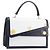 Céline CELINE Medallion Hand Bag Leather White Gold