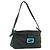 FENDI Mamma Baguette Shoulder Bag Cotton Khaki Silver