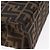 FENDI Zucca Canvas Mamma Baguette Hand Bag Black Brown - vista 12