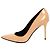 Balmain Spitze Pumps aus neutralem Lackleder - size EU 38