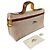 Longchamp Vanity Case in Tela e Pelle Beige