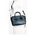 Coach Borsa Swagger in pelle blu con decorazioni floreali - vista 3