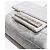 Chanel Bolsa de aba quadrada acolchoada em couro metalizado Silver 2000 - vista 3
