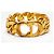 Dior Anello intrecciato CD in oro - vista 3