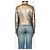Veronica Beard Bikerjacke aus silbernem Metallic-Leder - size UK 10 - Ansicht 2