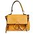 Chloé Borsa Faye Day in pelle e camoscio gialla