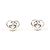 Orecchini Gucci Interlocking G Heart in Argento 925