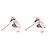 Orecchini Gucci Interlocking G Heart in Argento 925 - vista 4