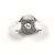 Orecchini Gucci Interlocking G Heart in Argento 925 - vista 6