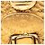 Orecchini a clip rotondi Chanel Gold CC placcati oro con perle finte - vista 3