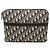 Borsa Messenger Diorcamp in tela ricamata Oblique Blue Medium Dior - vista 6