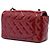 Chanel Red Mini Rectangular Classic Patent Single Flap - vista 2