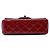 Chanel Red Mini Rectangular Classic Patent Single Flap - vista 3