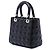 Dior Black Medium Lambskin Cannage Lady Dior - Ansicht 2