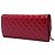 Chanel Red CC Quilted Patent East West Wallet On Chain - vista 2