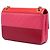 Chanel Red CC Tricolor Quilted Lambskin Single Flap - vista 2