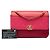 Chanel Red CC Tricolor Quilted Lambskin Single Flap - vista 6