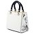 Dior White Medium Patent Toile de Jouy Lady Dior - vista 2
