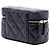 Étui à bijoux Chanel Black CC Quilted Lambskin Zip Around - vue 2