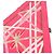 Pañuelo de seda Hermès Pink Bolduc Pointu Triangle - vista 6
