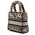Dior Beige Mini Embroidered Canvas Plan de Paris Lady D Lite - vista 2