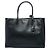 Bibliothèque Borsa Satchel Prada Bibliotheque in pelle di vitello City nera Extra Large