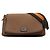 Borsa a tracolla Gucci in tela marrone con banda Web