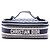 Dior Blue Oblique bestickte Canvas Vanity Bag