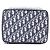 Dior Blue Oblique bestickte Canvas Vanity Bag - Ansicht 3