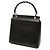 Bamboo Borsa Gucci in pelle di vitello nera con bambù - vista 2