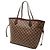 Louis Vuitton Brown Damier Ebene Neverfull MM - vista 2