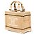 Céline Celine Beige Small Canvas Triomphe Stripe Cabas Thais Satchel - Ansicht 2