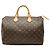 Louis Vuitton Brown Monogram Speedy 35