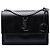 Autre Marque Saint Laurent Black Medium Calfskin Monogram Sunset Crossbody