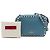 Borsa Camera Rockstud in pelle blu Valentino - vista 7