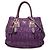 Borsa Prada Purple Tessuto Gaufre Satchel