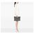 Clutch Chanel Silver Large Quilted Metallic Lambskin O Case - vista 6