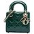 Dior Green Mini Patent Cannage Lady Dior