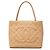 Chanel Beige Caviar Medallion Tote